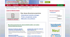 Desktop Screenshot of lebensmittel-verzeichnis.de